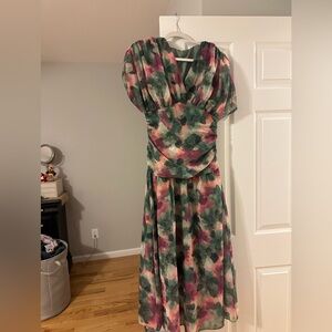Nina Multicolor Floral Maxi Dress